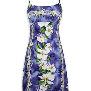 Elegant Floral Purple Mini Dress
